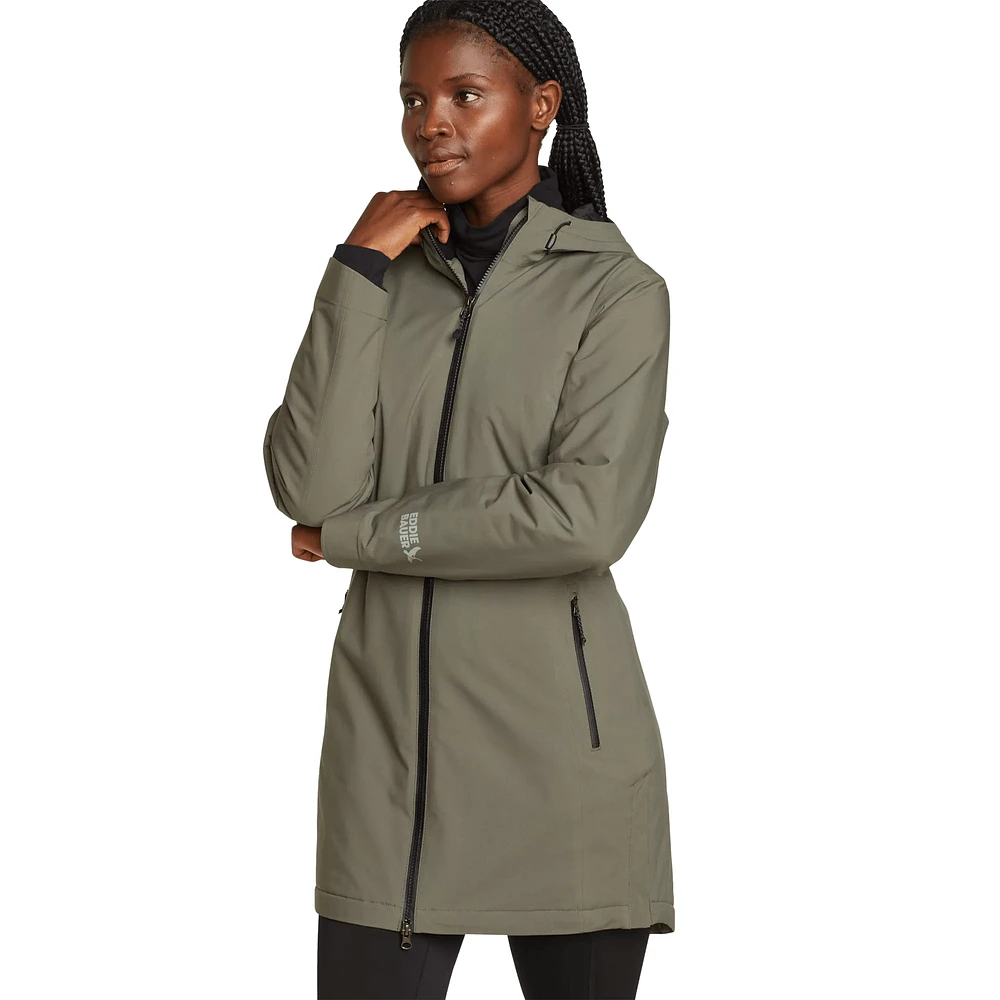 Cloud Cap Stretch Insulated Waterproof Trench Coat