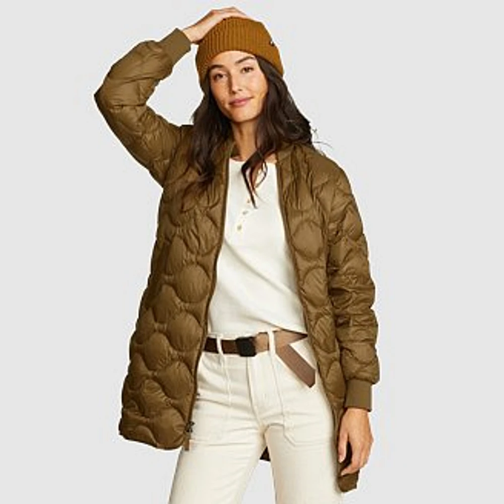 Women's Shaw Long Down Bomber Jacket