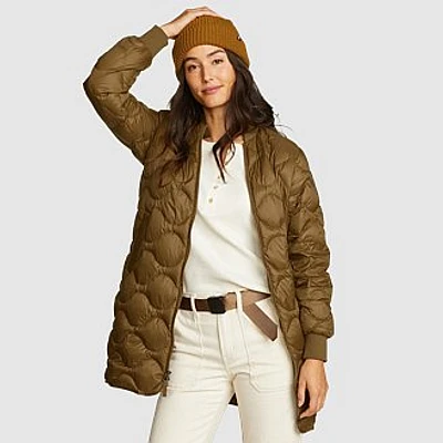 Women's Shaw Long Down Bomber Jacket