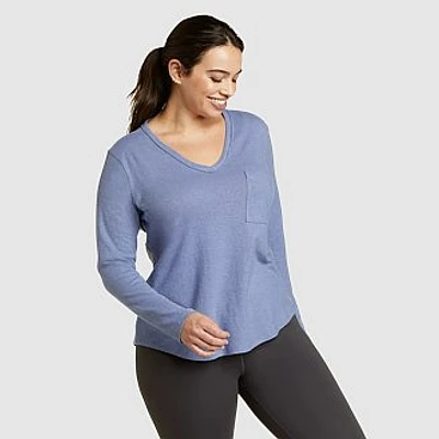 Women's EB Hemplify Long-Sleeve V-Neck