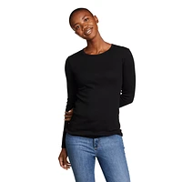 Essentials Ribbed Crew Long-Sleeve Shirt