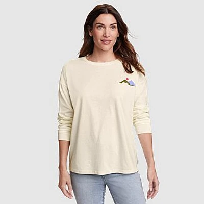 Women's Long-Sleeve Graphic T-Shirt