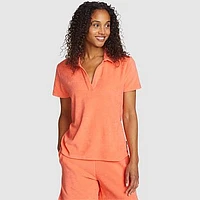 Women's Beachside Terry Polo Shirt