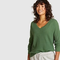 Women's Hilltop Thermal V-Neck