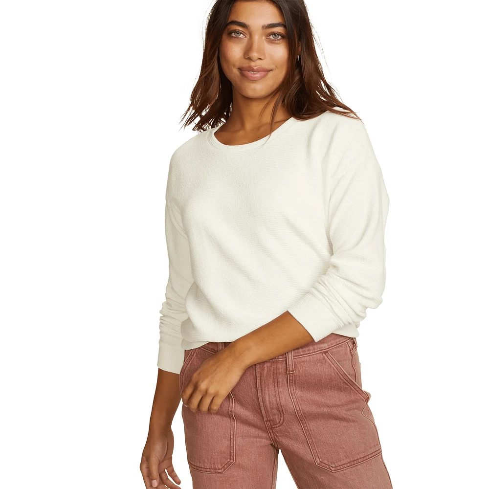 Freeland Textured Cotton Crewneck