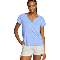 Tryout Short-Sleeve Notch Neck T-Shirt