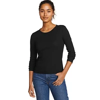 Infinity Slub Long-Sleeve Crew