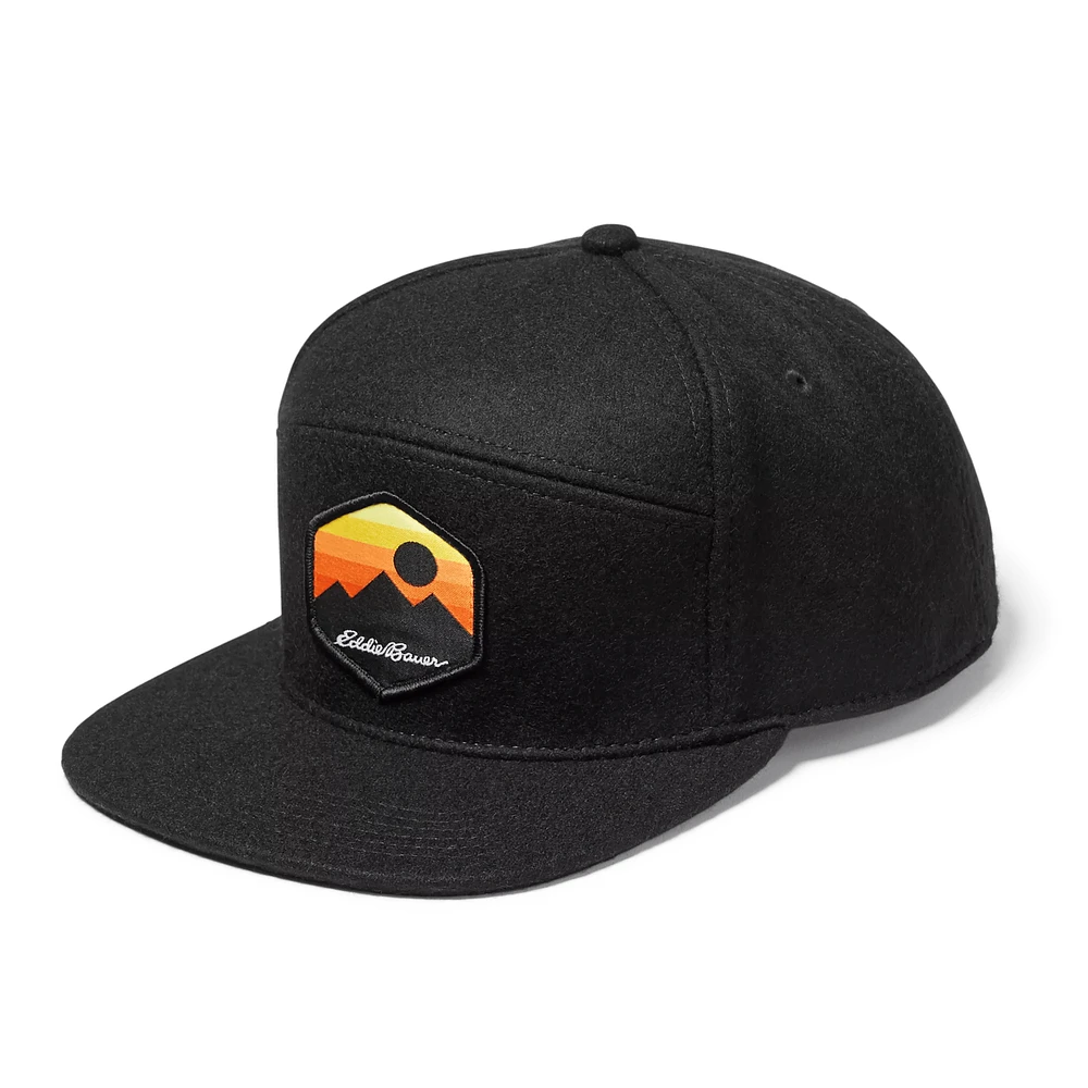 Graphic Wool-Blend 5-Panel Cap