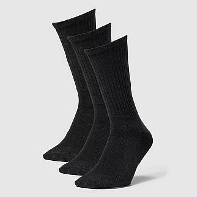 Men's Solid Crew Socks