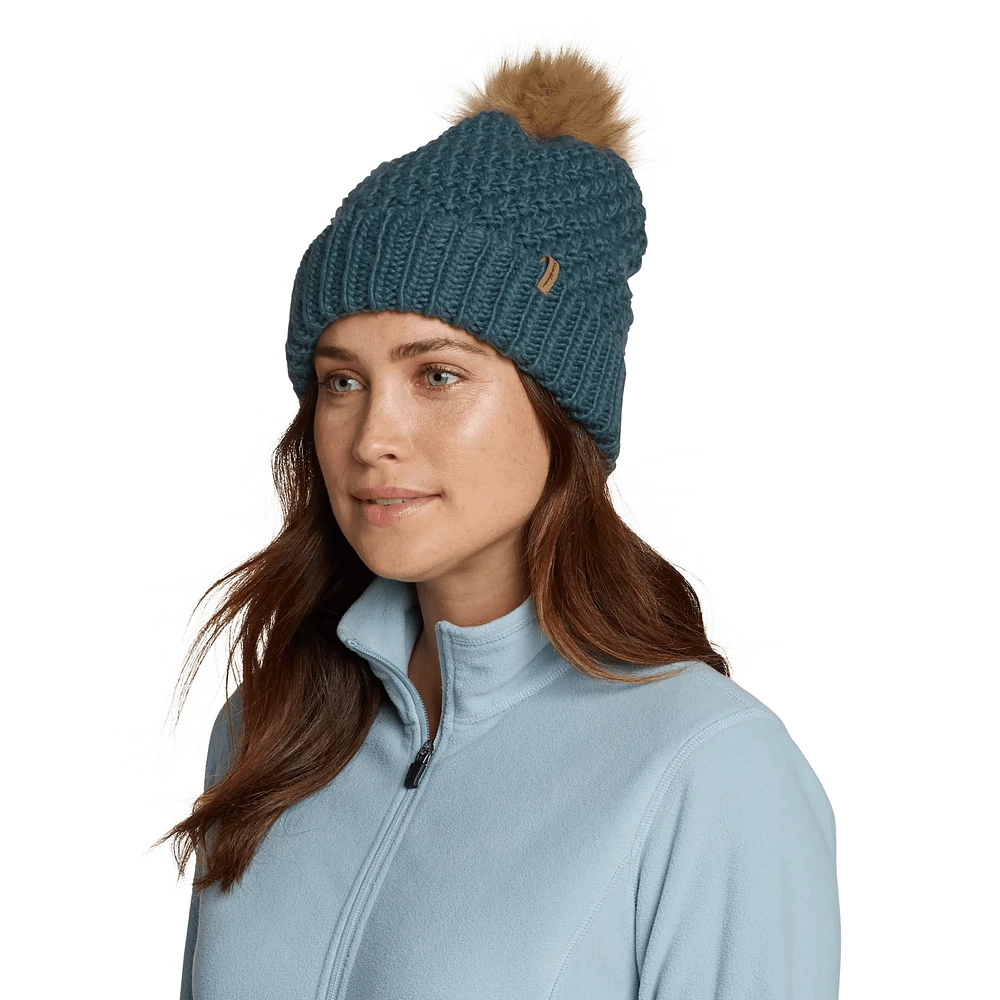 Cabin Faux Fur Pom Beanie