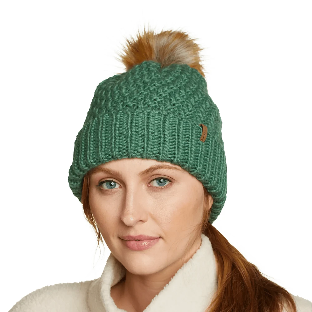 Cabin Faux Fur Pom Beanie