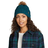 Cabin Faux Fur Pom Beanie