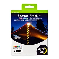 Nite Ize® Radiant® StarLit™ Rechargeable Lantern + String Light