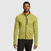 Men's High Route Grid Fleece Full-Zip Mock Neck