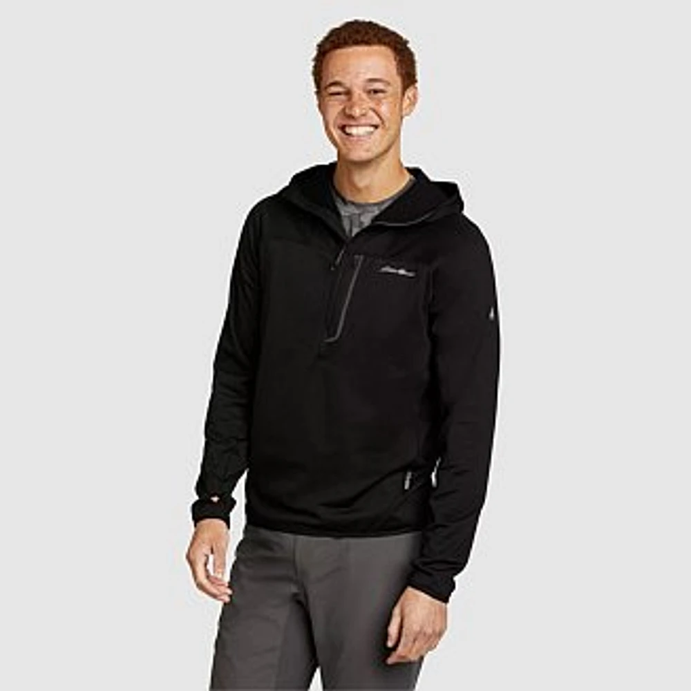 Men's High Route Grid Fleece 1/2-Zip Hoodie