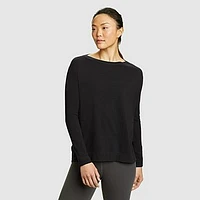 Women's Tempo Light Long-Sleeve Boat-Neck T-Shirt