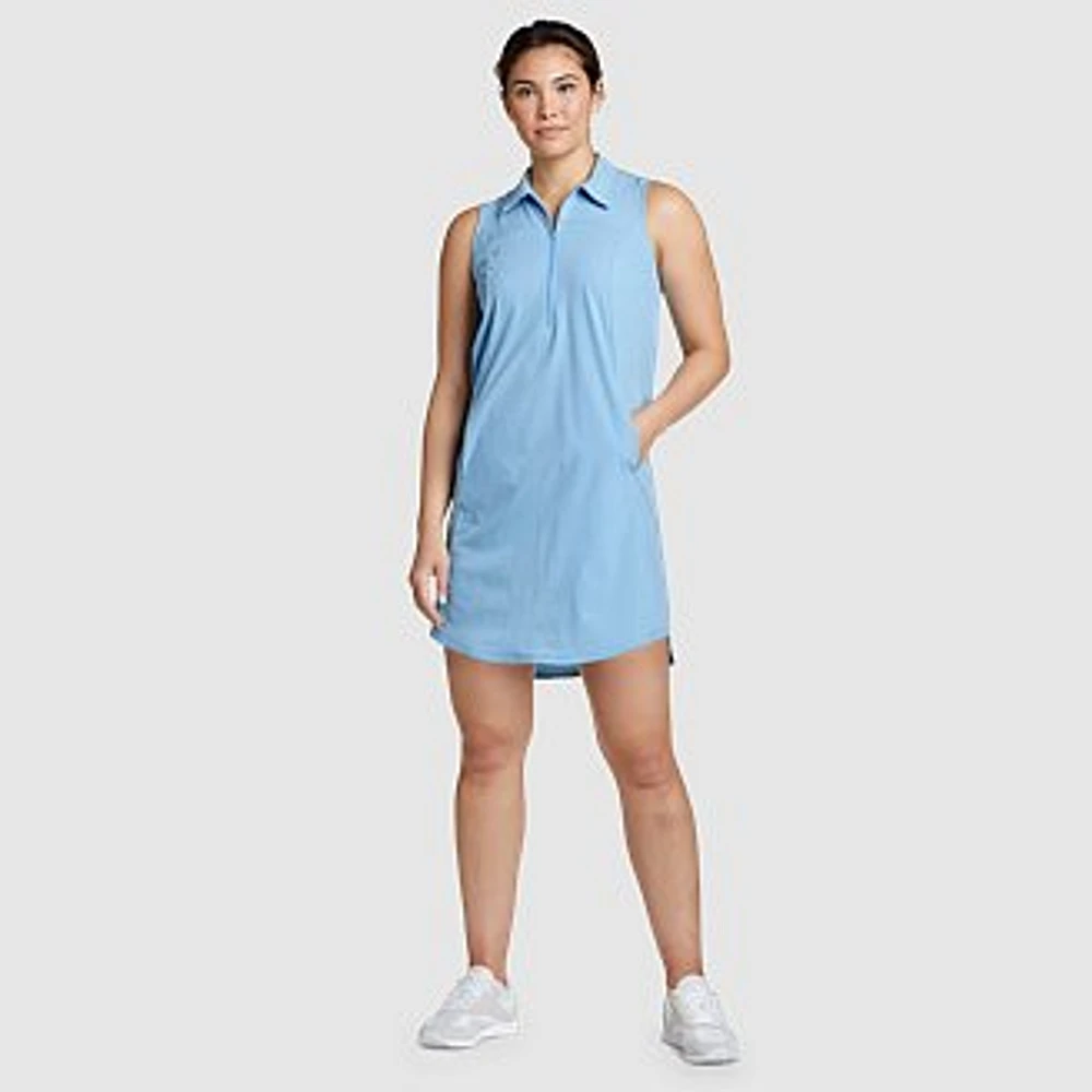 Women's Departure Sleeveless Half-Zip Dress