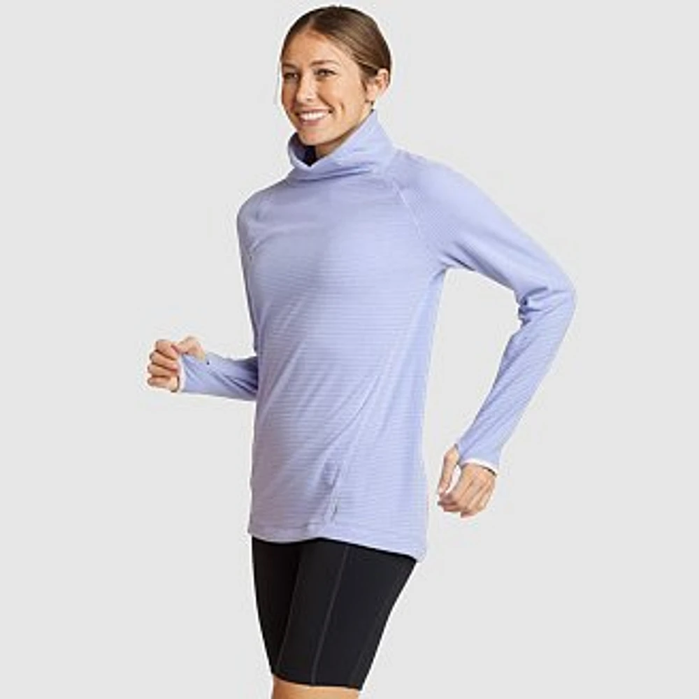 Women's Quest Pro Grid Fleece Pullover Mock Neck