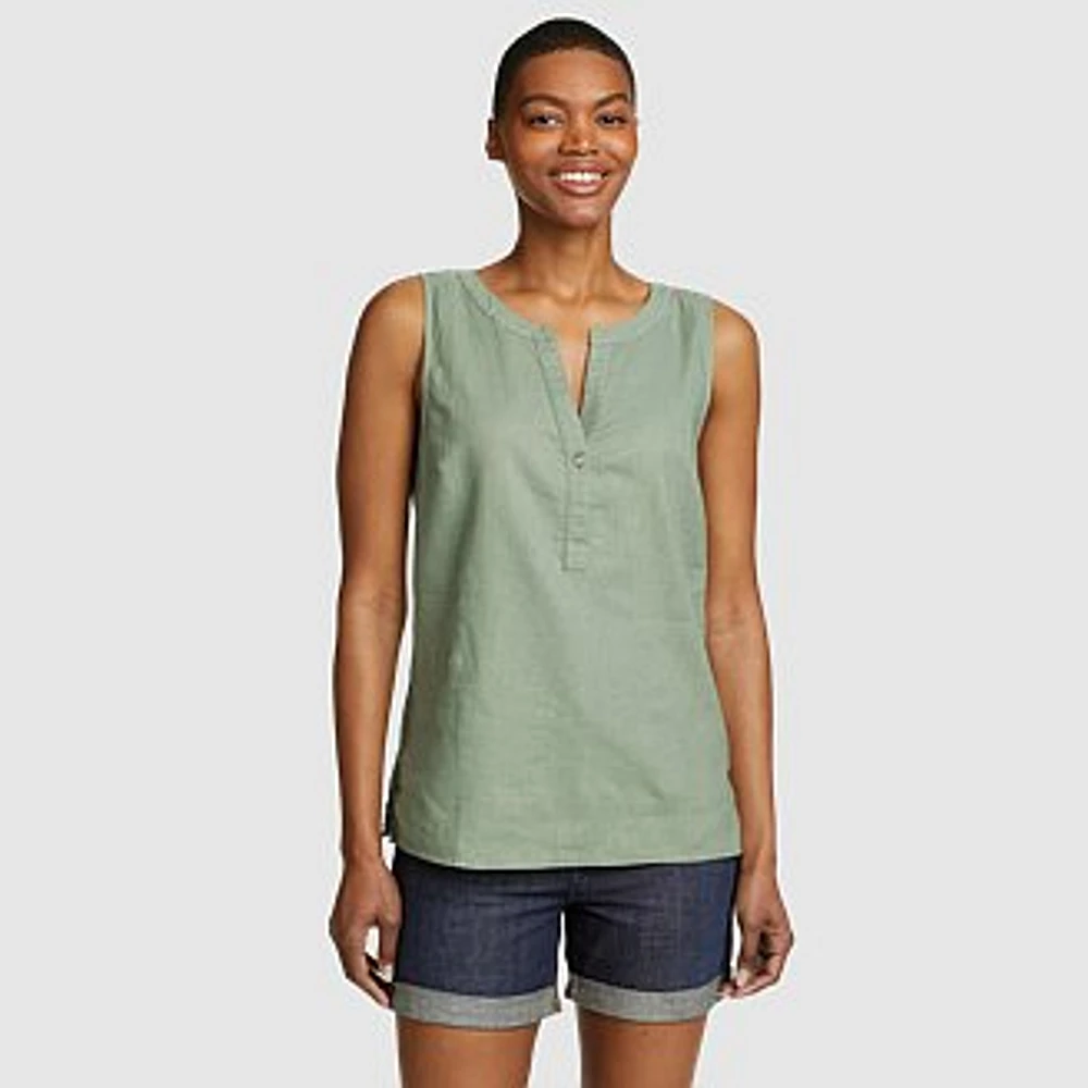 Women's EB Hemplify Sleeveless Beach Shirt