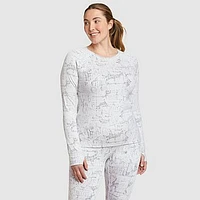 Women's Downslope Long-Sleeve Crew Neck