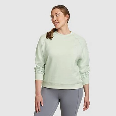 Women's Motion Long-Sleeve Crew Neck Pullover