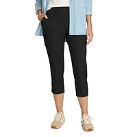 Rainier Pull-On Cropped Pants