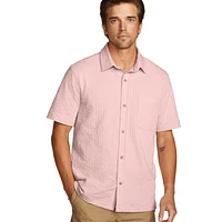 Alderpine Short-Sleeve Seersucker Shirt