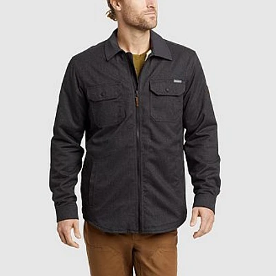 Men's Eddie's Favorite Faux Shearling-Lined Flannel Shirt Jacket