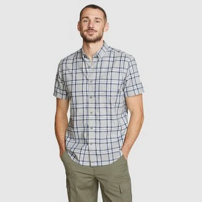 Men's Tidelands Short-Sleeve Yarn-Dyed Textured Shirt