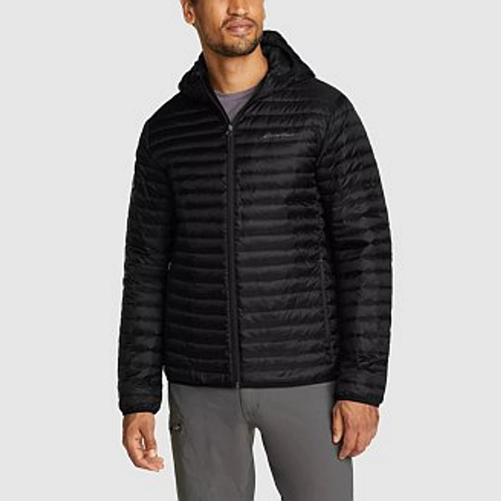 Men's Microlight Down Hooded Jacket