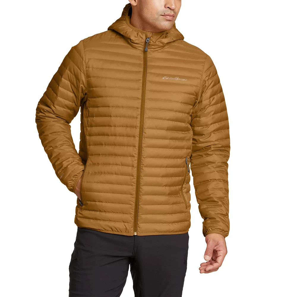 Microlight Down Hooded Jacket