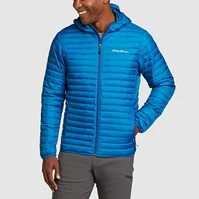 Men's Microlight Down Hooded Jacket