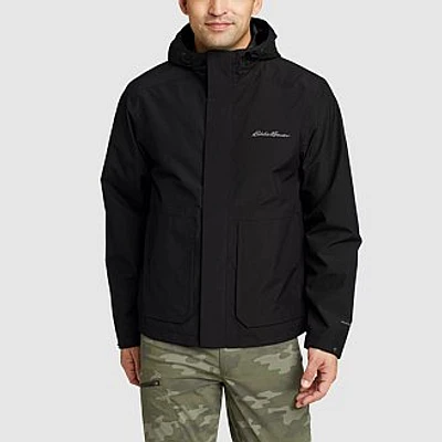 Men's Packable Rainfoil Waterproof Storm Rain Jacket