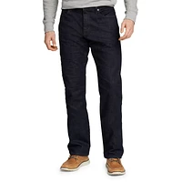 Fleece-Lined Flex Straight Jeans