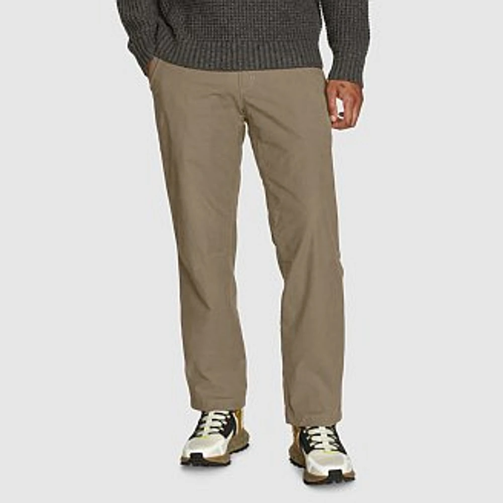 Men's Getaway Fleece-Lined Chino Pants