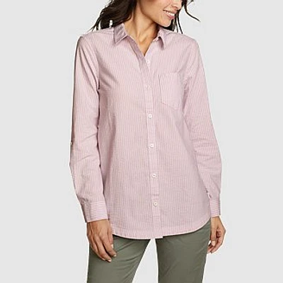 Women's Long-Sleeve Sunray Seersucker Shirt