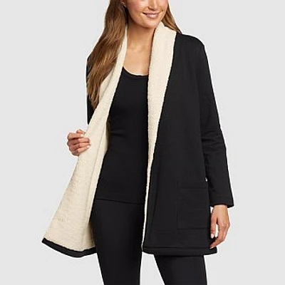 Women's Faux Shearling Cabin Cardigan