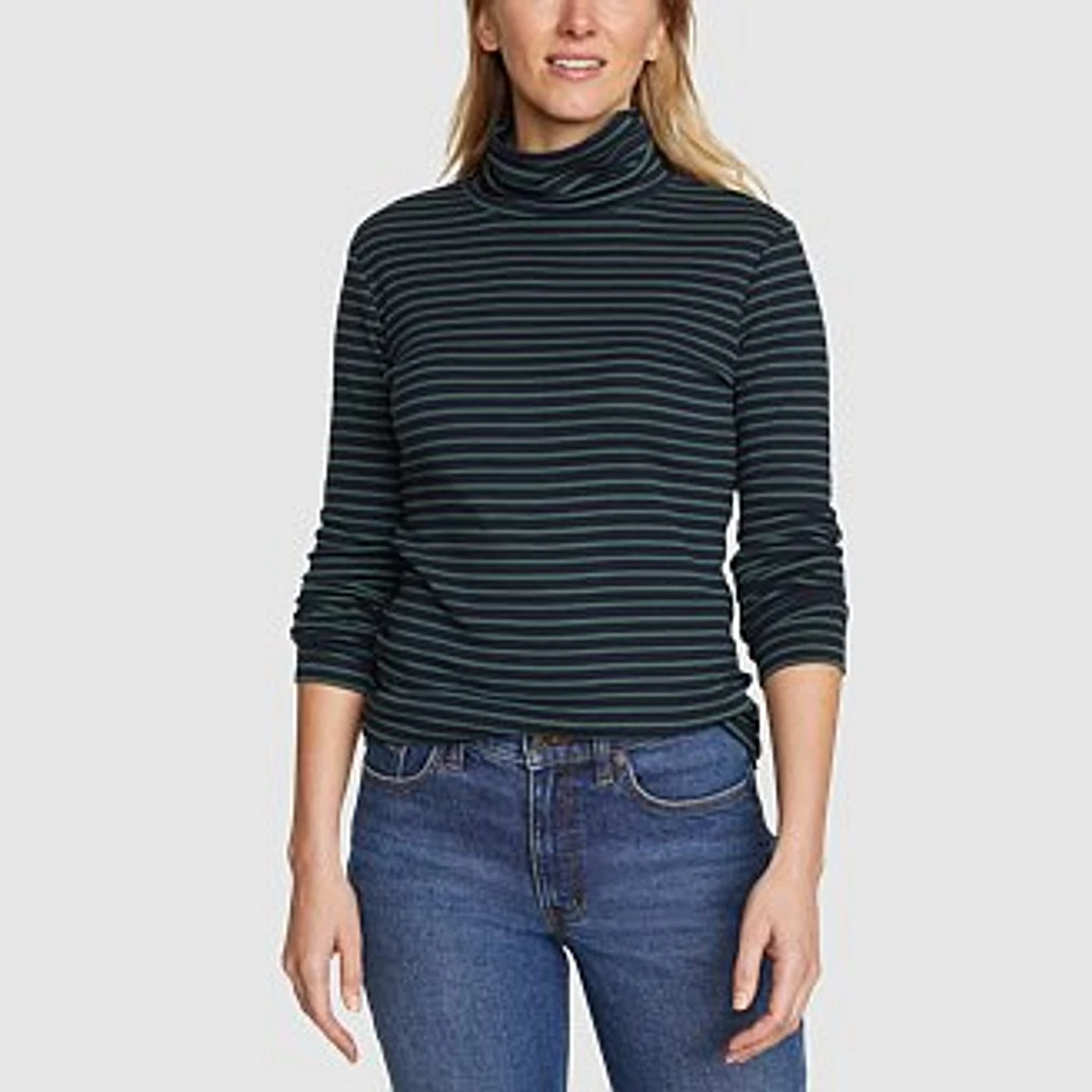 Women's Stine's Long-Sleeve Turtleneck - Stripe