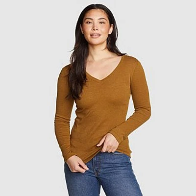 Women's Stine's Long-Sleeve V-Neck T-Shirt