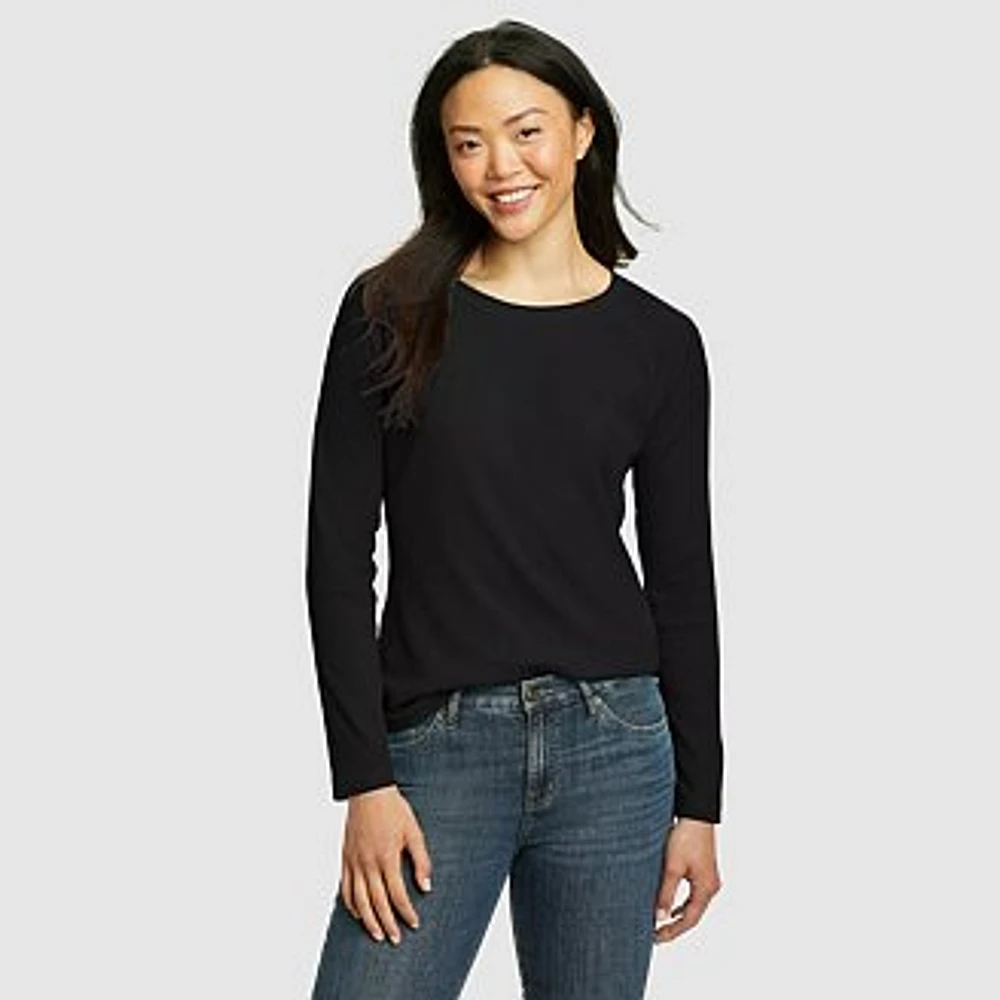 Women's Thermal Raglan Long-Sleeve Crew