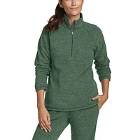 Fast Fleece Raglan-Sleeve 1/4-Zip - Solid