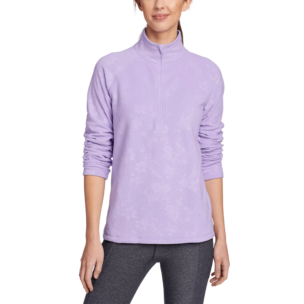 Fast Fleece Raglan-Sleeve 1/4-Zip - Print