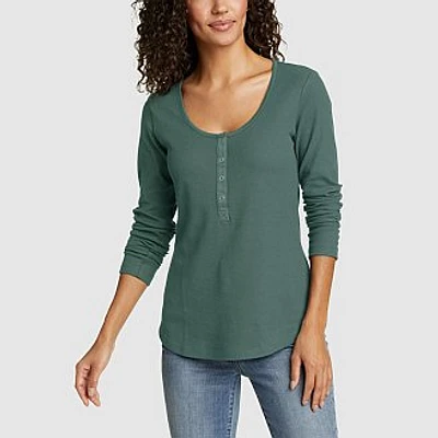 Women's Thermal Snap Henley