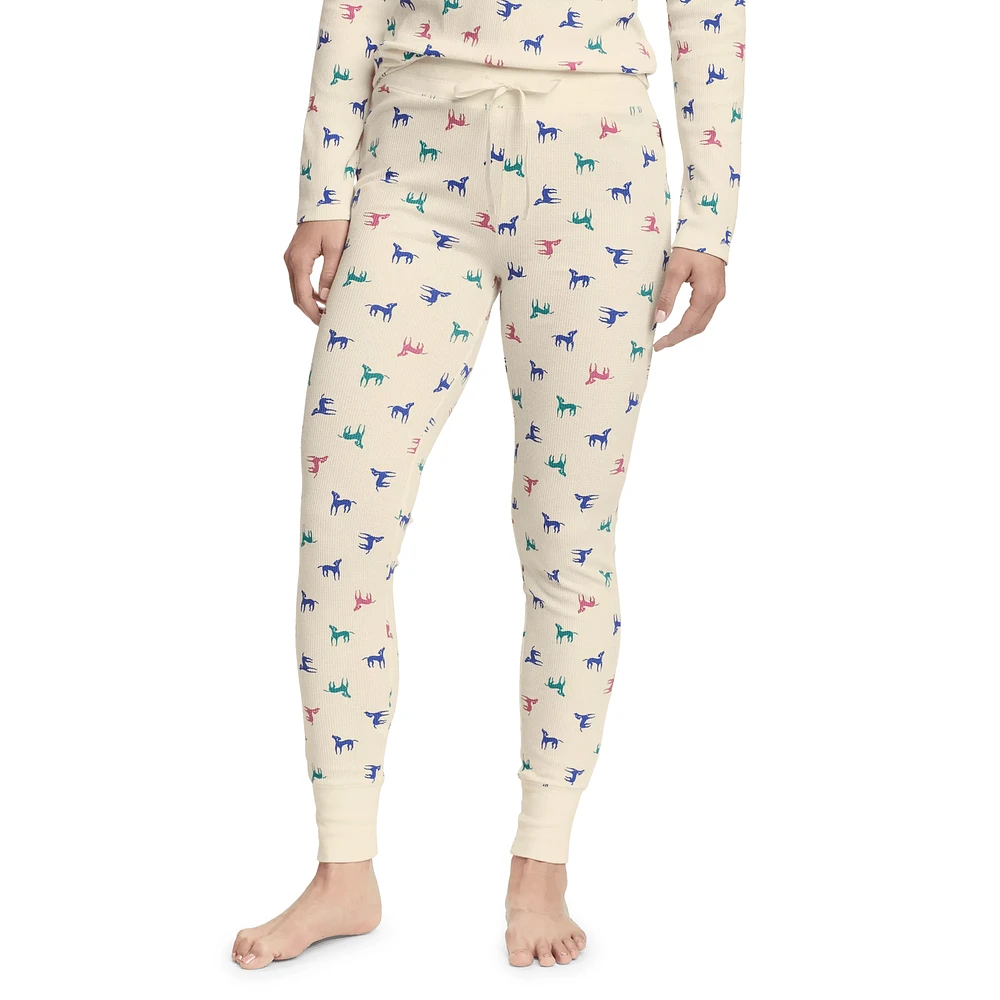 Waffle-Knit Sleep Joggers