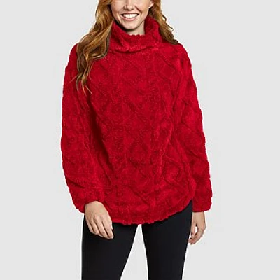 Women's Fast Fleece Plush Cable Fleece