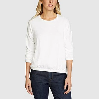 Women's Everyday Long-Sleeve Textured Shirt