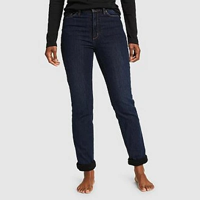 Women's Revival High-Rise Fleece-Lined Jeans
