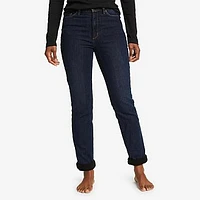 Women's Revival High-Rise Fleece-Lined Jeans