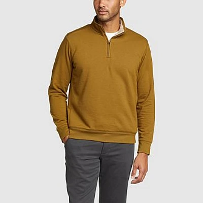 Men's Everyday Faux-Shearling-Lined 1/4-Zip