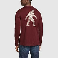 Graphic Long-Sleeve T-Shirt - Forest Squatch